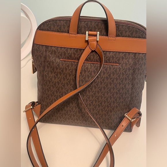 Michael Kors Rhea Medium Slim Logo Backpack - Picture 16 of 16
